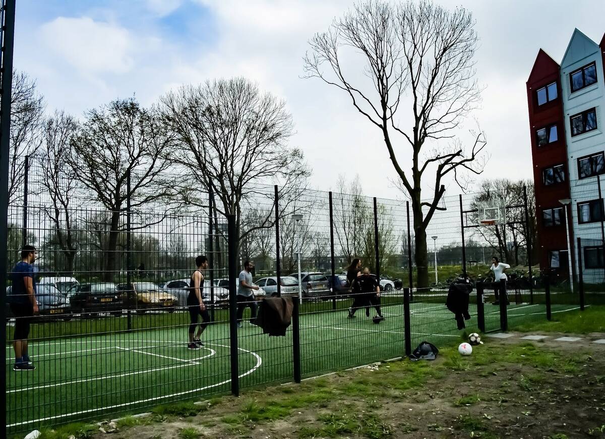 people playing basketbal